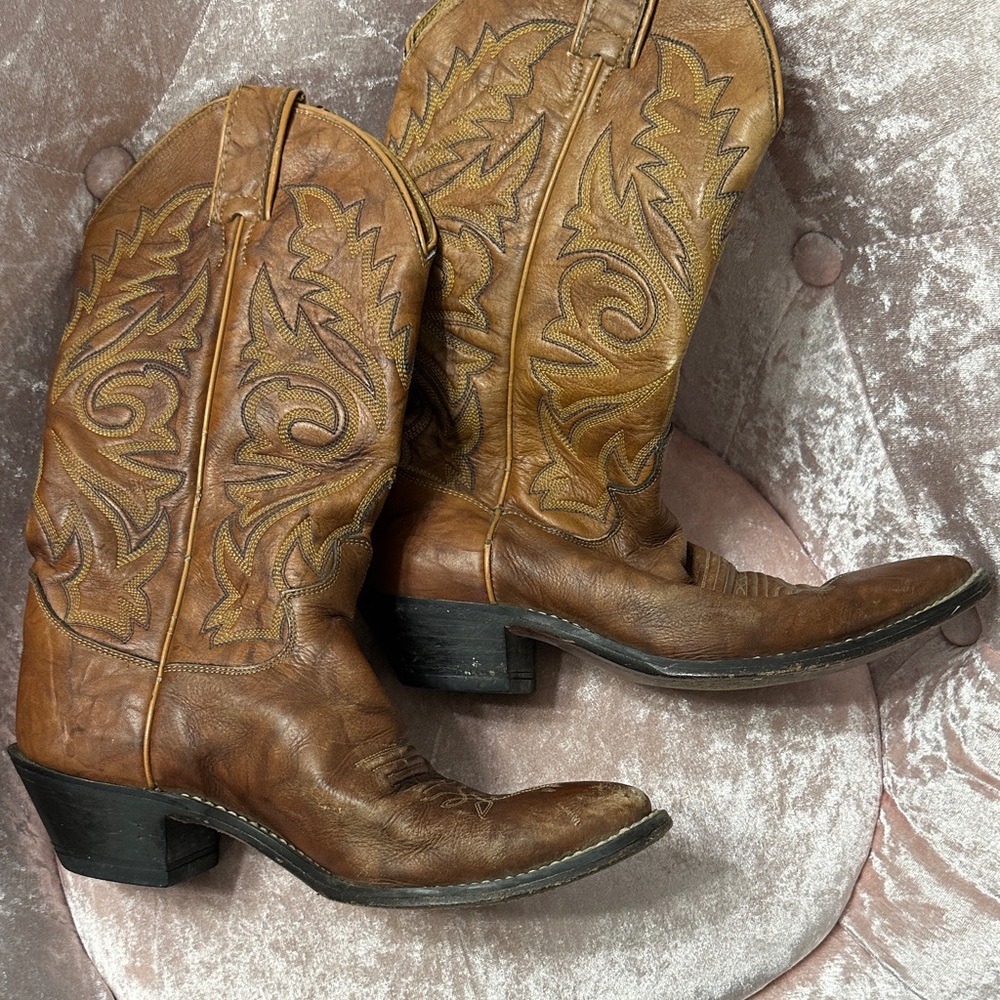 Justin Brown Western Boots